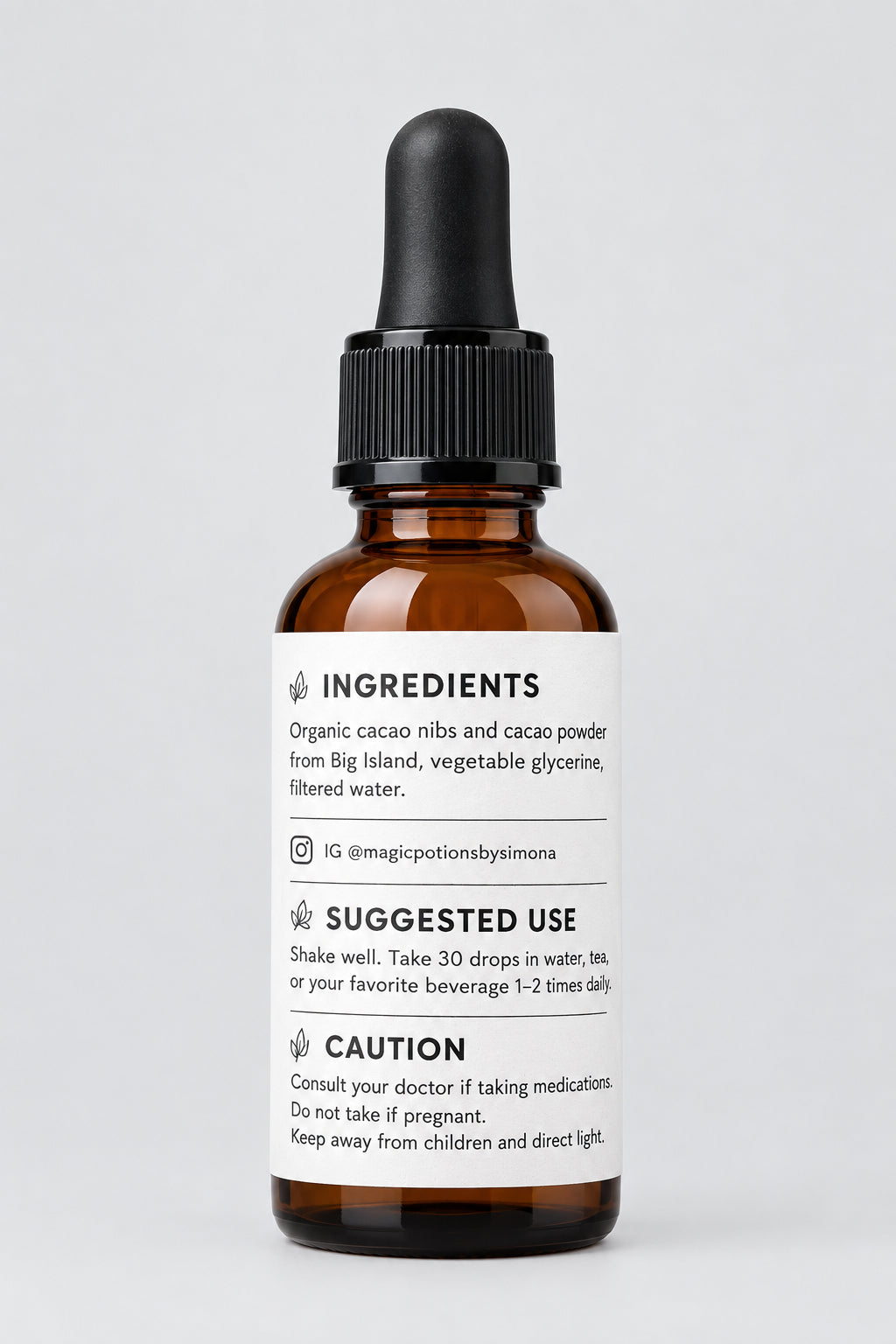 Cacao Drops — Botanical Cacao Glycerite