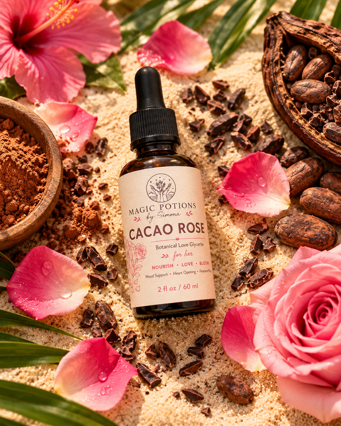 Cacao Rose — Botanical Love Drops