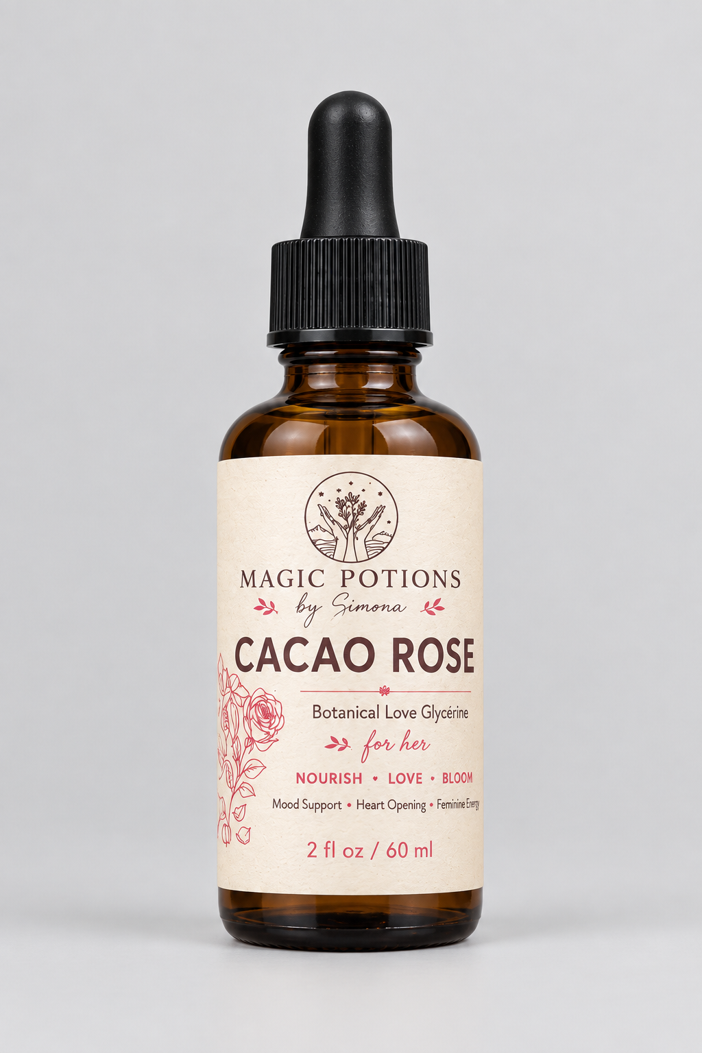 Cacao Rose — Botanical Love Drops